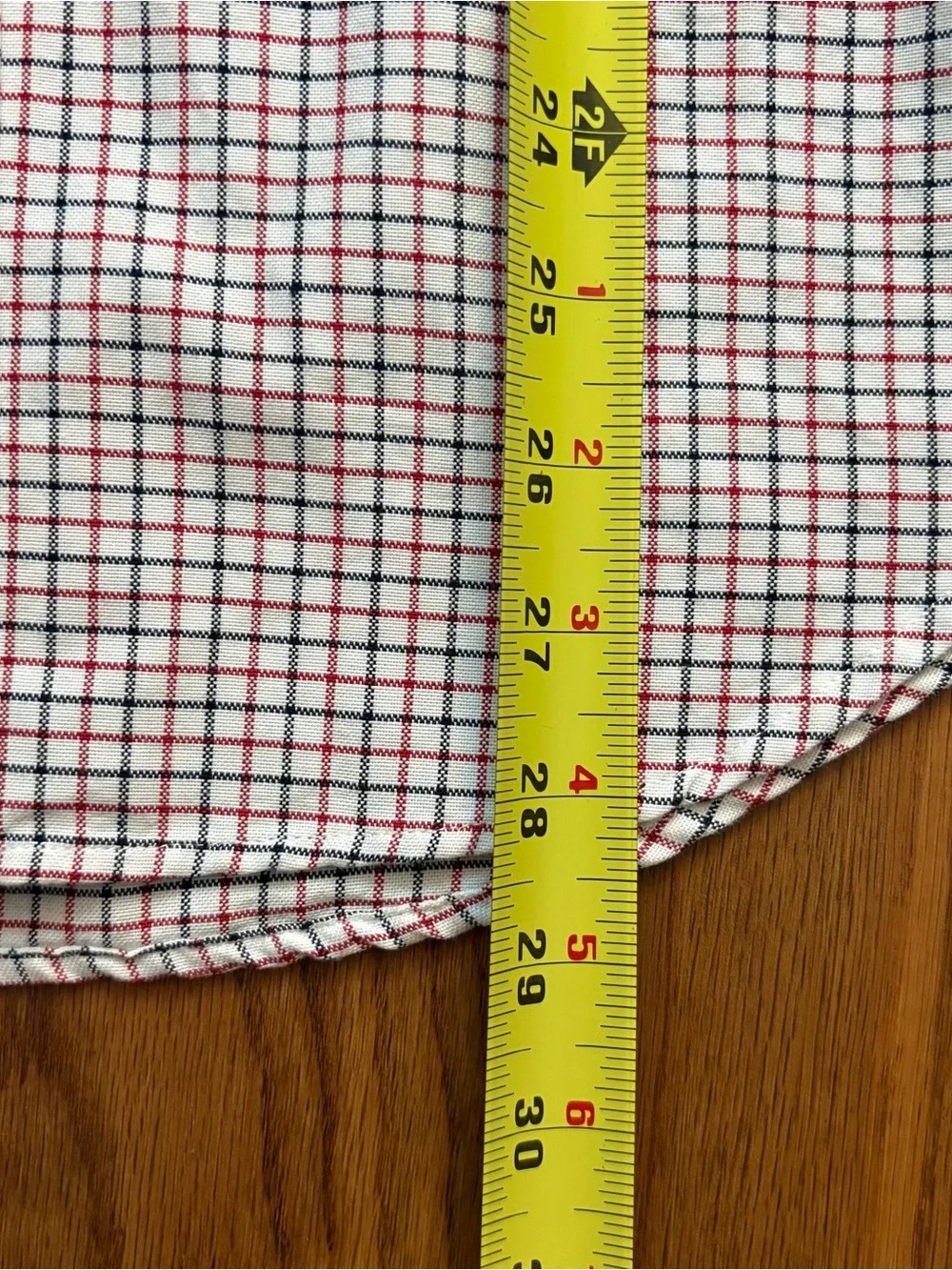 J Crew Shirt Red Black Stripes Button Up Long Sleeve Mens Small Slim Fit Casual